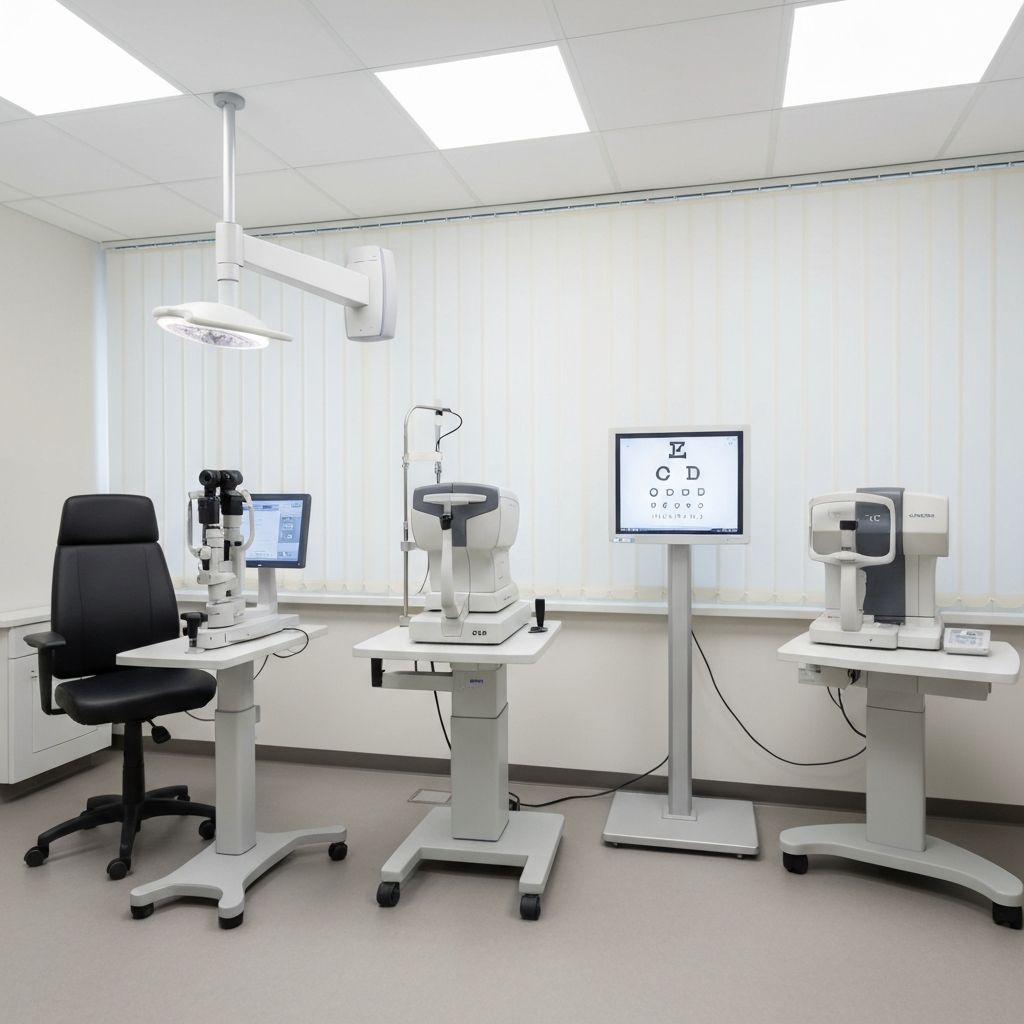 眼科の検査設備